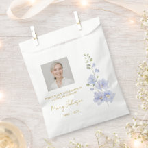 Delphinium | Simple Photo Funeral Seed