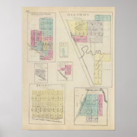Delphos, Bennington, Ada, Verdi, Niles, Kansas