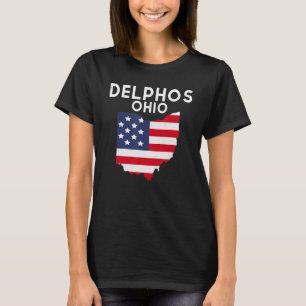 Delphos Ohio USA State America Travel Ohioan T-Shirt