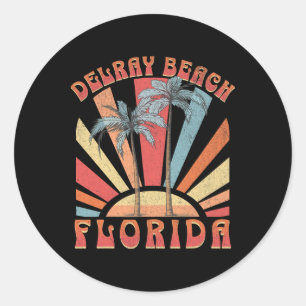 Delray Beach _2 Classic Round Sticker