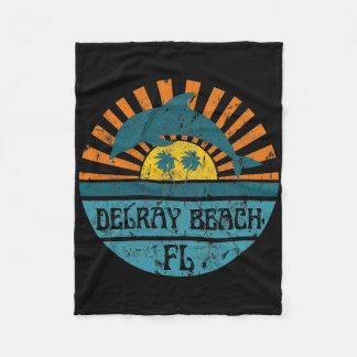 Delray Beach Fleece Blanket