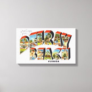 Delray Beach Florida Canvas Print