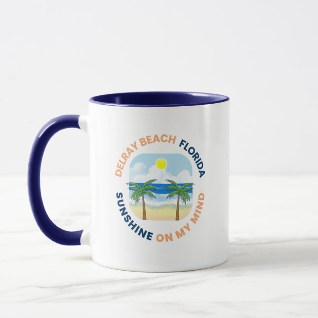 Delray Beach Florida Coffee Mug (Left)