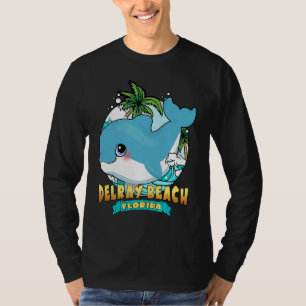 DELRAY BEACH FLORIDA Cute Baby Dolphin Souvenir T-Shirt