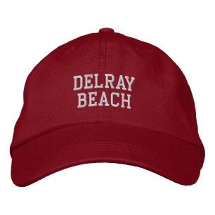 Delray Beach Florida Embroidered Baseball Hat