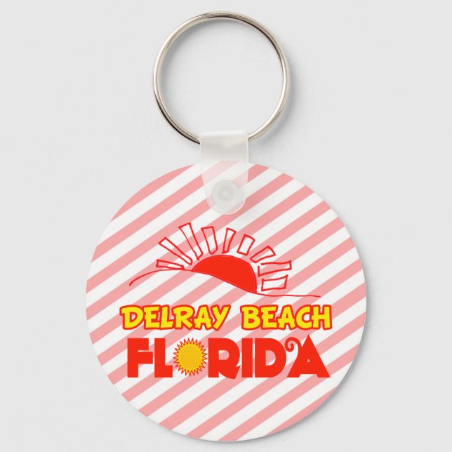 Delray Beach, Florida Key Ring (Front)