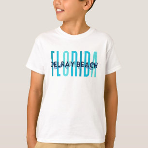 Delray Beach Florida (Ocean Wave) T-Shirt