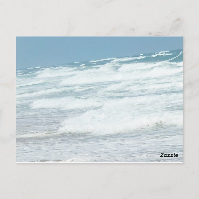 Delray Beach Surf on a Bright Morning Postcard (Back)