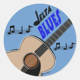 Delta Blues Sticker