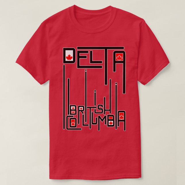 Delta British Columbia T-Shirt (Design Front)