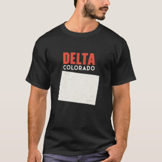 Delta Colorado USA State America Travel Coloradoan T-Shirt