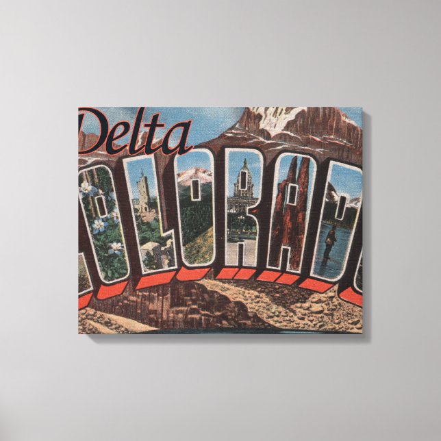 Delta, ColoradoLarge Letter ScenesDelta, CO Canvas Print (Front)
