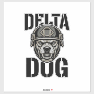 Delta Dog Bulldog Helmet Vintage Engraving Design_