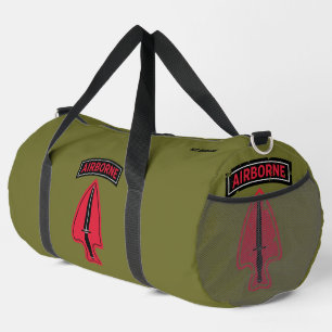 Delta Force "Special Forces" Custom Fatigue Green Duffle Bag