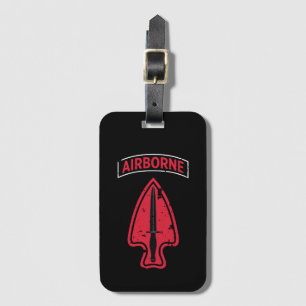 Delta Force "Special Forces" Distressed Luggage Tag