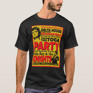 Delta House Flyer from Animal House Classic T-Shir T-Shirt