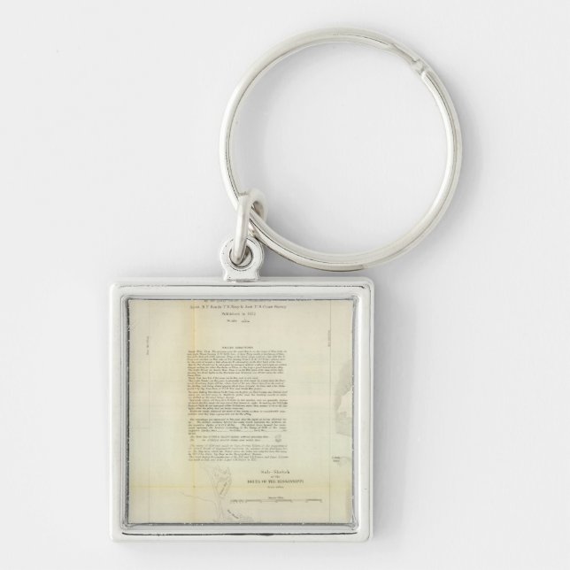 Delta of the Mississippi Key Ring (Front)
