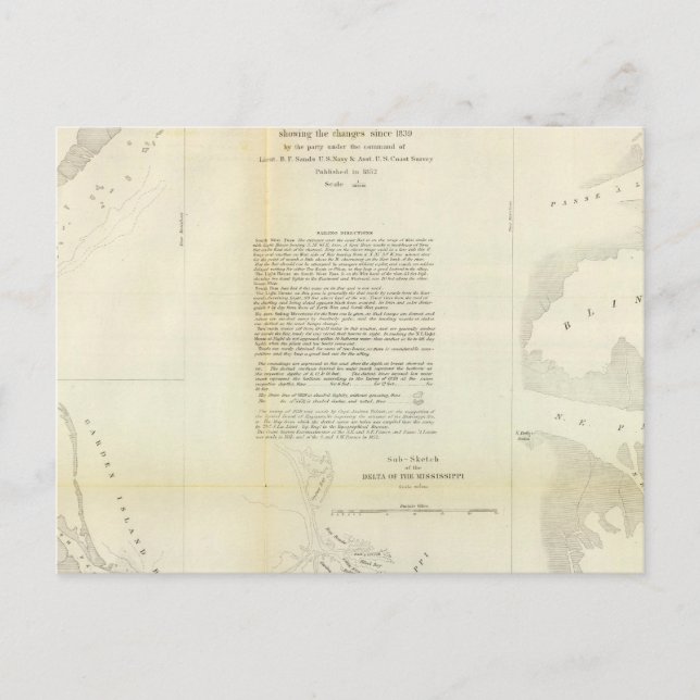 Delta of the Mississippi Postcard (Front)