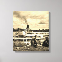 Delta Queen Steamboat  Mississippi River Art