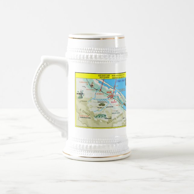 DELTA RAIDERS AO (Area of Operation) Beer Stein (Left)