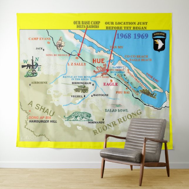 DELTA RAIDERS AO (Area of Operation) Tapestry (In Situ (Horizontal))