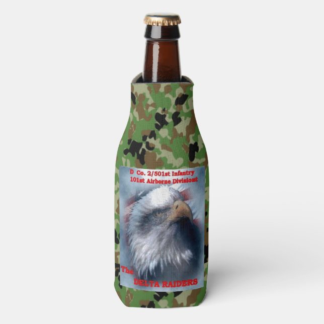 DELTA RAIDERS BOTTLE COOLER (Bottle Front)