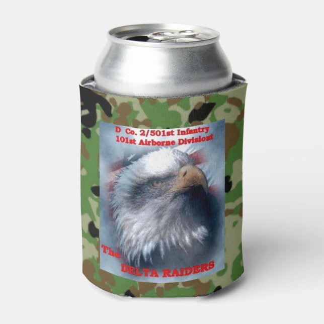 DELTA RAIDERS CAN COOLER (Can Front)