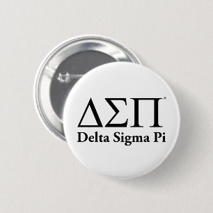 Delta Sigma Pi Classic Logo 6 Cm Round Badge