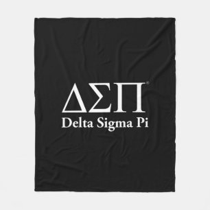 Delta Sigma Pi Classic Logo Fleece Blanket
