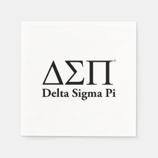 Delta Sigma Pi Classic Logo Napkin