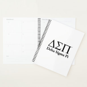 Delta Sigma Pi Classic Logo Planner