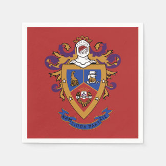 Delta Sigma Pi Official Crest Napkin