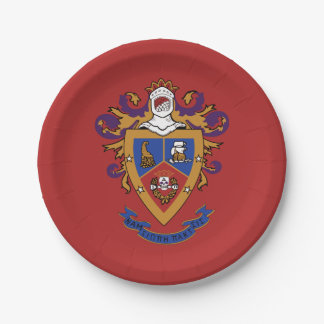 Delta Sigma Pi Official Crest Paper Plate