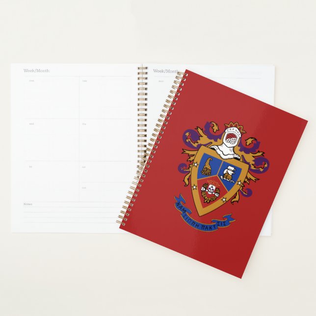 Delta Sigma Pi Official Crest Planner (Display)