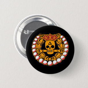 Delta Sigma Pi Skull Badge