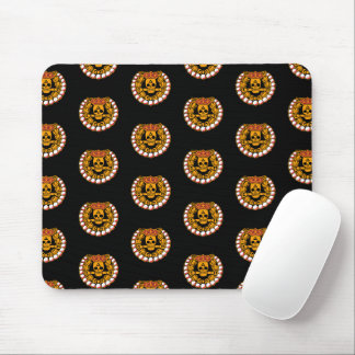 Delta Sigma Pi Skull Badge Mouse Pad