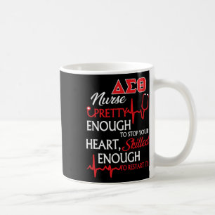 Delta Sigma Theta Sorority Nurse Coffee Mug