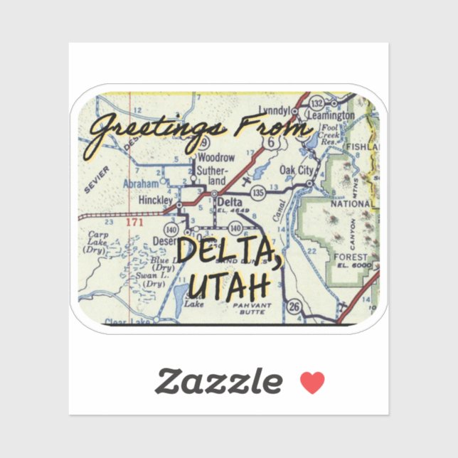 Delta Utah Vintage (Sheet)