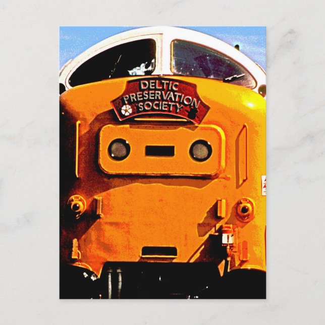 Deltic British Diesel Train (2) Postcard (Front)