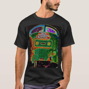 Deltic British Diesel Train - Artistic Rendition T-Shirt