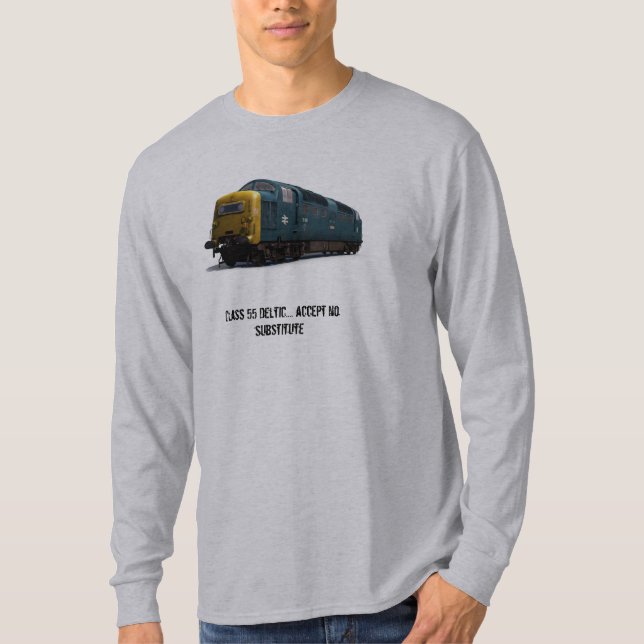 Deltic Long-sleeve t-shirt 'no substitute' (Front)