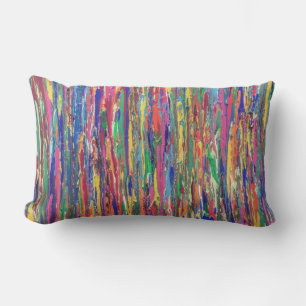 Deluge Outdoor Lumbar Throw Pillow