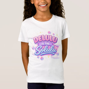 Delulu Is the Solulu – Cute Kawaii Aesthetic T-Shirt