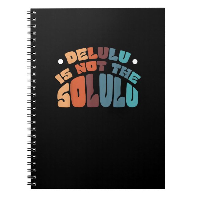 Deluluu Mindset, Real Results Notebook (Front)