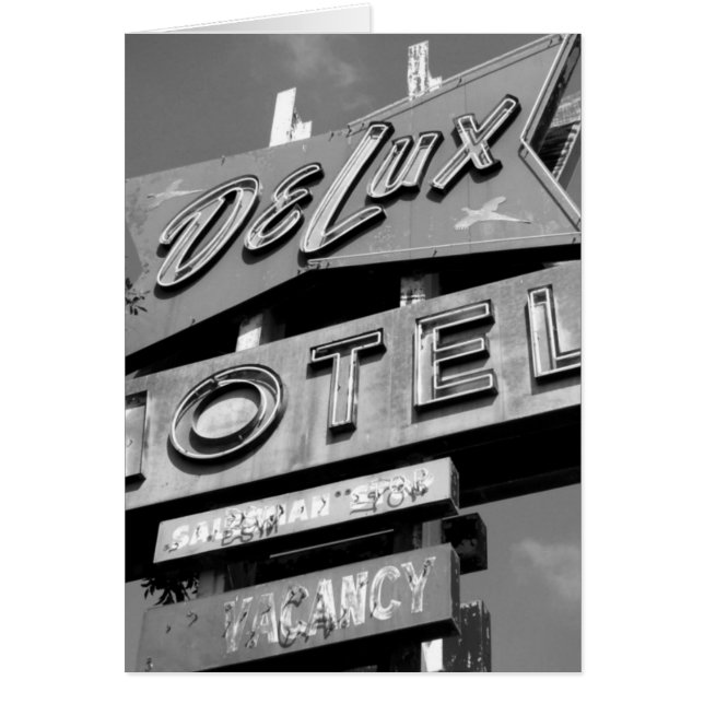 Delux Motel Card (Front)