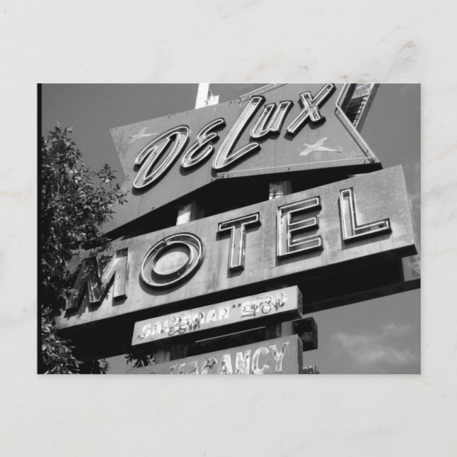 Delux Motel Postcard (Front)