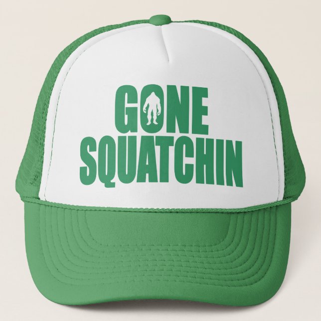 Deluxe Bobo GONE SQUATCHIN Hat - Finding Bigfoot (Front)