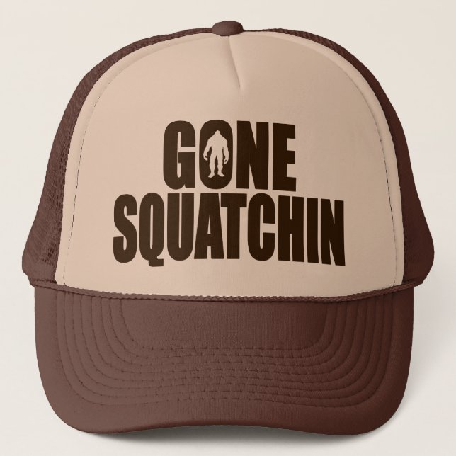 Deluxe Bobo GONE SQUATCHIN Hat - Finding Bigfoot (Front)