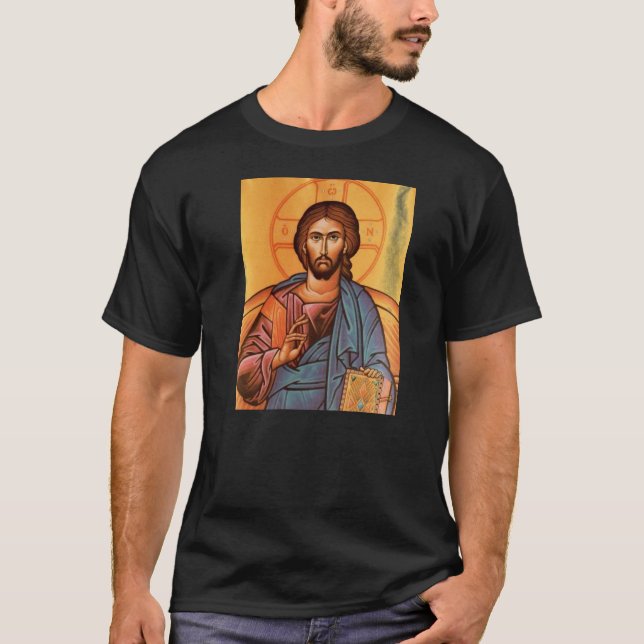 Deluxe Icon of Christ the Saviour Shirt (Front)
