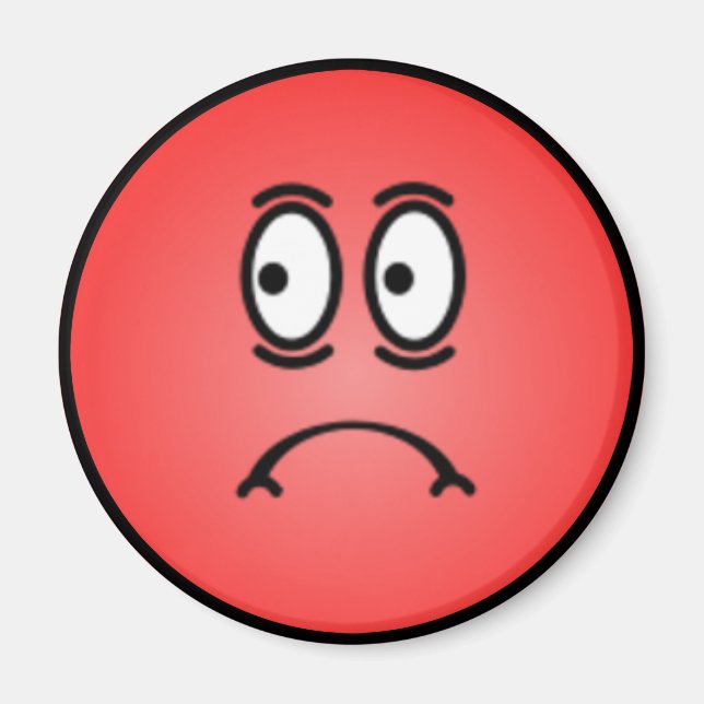 Deluxe Silly Smiley faces Magnet (Front)